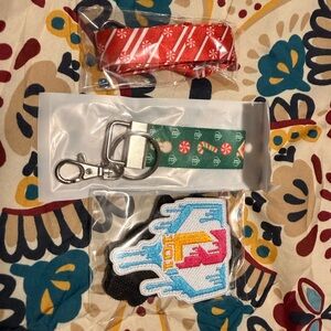 *New* Baseball Lifestyle Festive Keychain, Lanyard and 2 patches